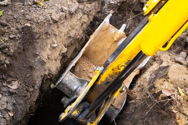 Downspout Trenching in Tallahassee