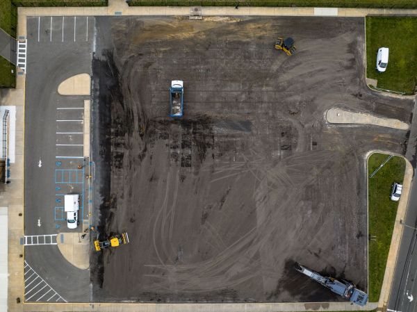 Parking Lot Excavation in Tallahassee