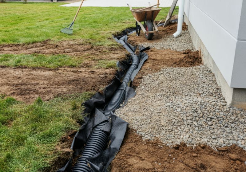 Drainage system setup